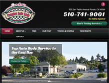 Tablet Screenshot of crockettspremierautobody.com